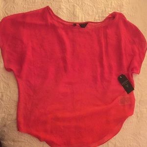 NWT Guess sheer tunic ‘Tayler Dip Dye Top”’